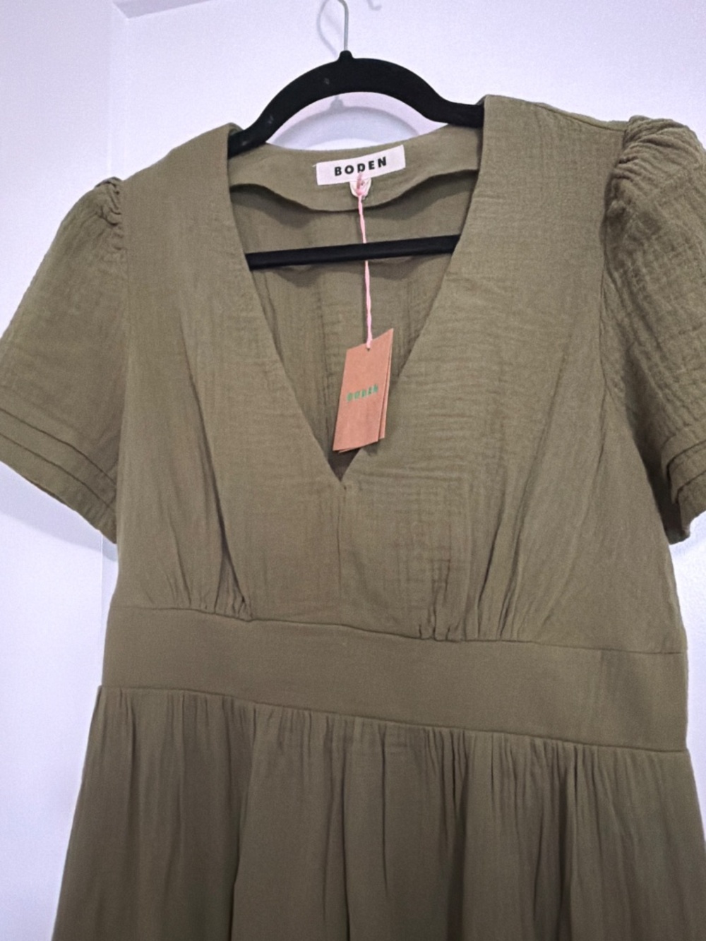 Boden Eve Double Cloth Midi Dress - Picture 2 of 2